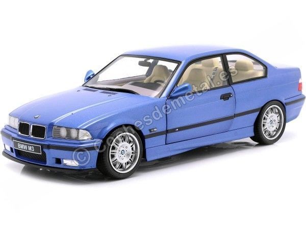 Cochesdemetal.es 1990 BMW M3 Coupe (E36) Azul Estoril 1:18 Solido S1803901