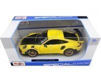 Cochesdemetal.es 2018 Porsche 911 (991 II) GT2 RS Amarillo 1:24 Maisto 31523