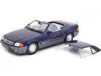 Cochesdemetal.es 1993 Mercedes-Benz 500 SL Convertible (R129) Blue Metallic 1:18 KK-Scale KKDC180373