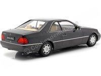 Cochesdemetal.es 1992 Mercedes-Benz 600 SEC C140 Gris Antracita 1:18 KK-Scale KKDC180341