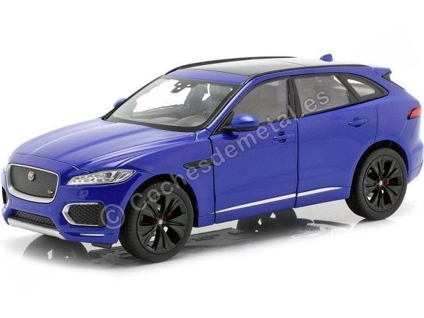 Cochesdemetal.es 2016 Jaguar F-Pace Azul Metalizado 1:24 Welly 24070