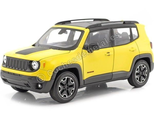 Cochesdemetal.es 2016 Jeep Renegade Trailhawk Amarillo 1:24 Welly 24071