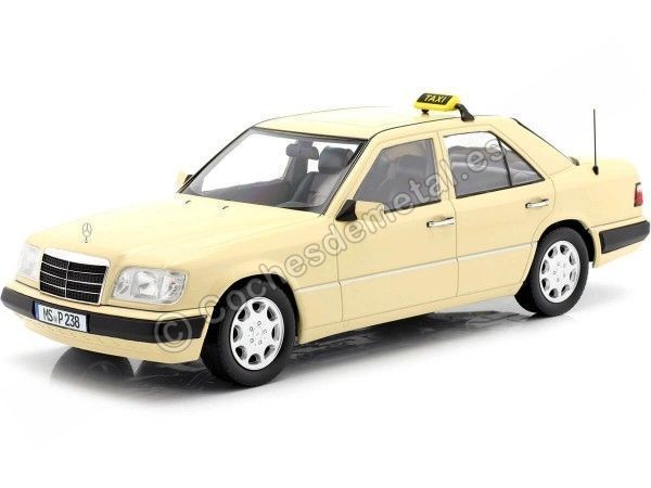 Cochesdemetal.es 1989 Mercedes-Benz Clase E (W124) Taxi Berlin 1:18 iScale 11800000056