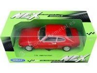 Cochesdemetal.es 1969 Ford Capri I 1600 GT XLR Rojo 1:24 Welly 24069