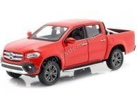 Cochesdemetal.es 2018 Mercedes-Benz X-Class Pickup Rojo 1:27 Welly 24100