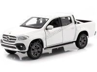 Cochesdemetal.es 2018 Mercedes-Benz X-Class Pickup Blanco 1:27 Welly 24100