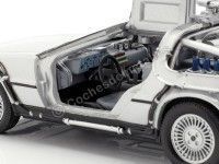 Cochesdemetal.es 1989 DeLorean DMC 12 "Regreso al Futuro II + Mr.Power" 1:24 Welly 22441