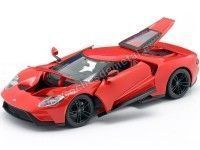 Cochesdemetal.es 2017 Ford GT Rojo 1:18 Maisto 31384