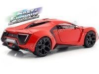 Cochesdemetal.es 2014 Lykan Hypersport "Fast & Furious 7" Red 1:24 Jada Toys 97377/253203003