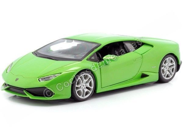 Cochesdemetal.es 2014 Lamborghini Huracan LP610-4 Verde Metalizado 1:24 Maisto 31509