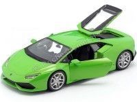 Cochesdemetal.es 2014 Lamborghini Huracan LP610-4 Verde Metalizado 1:24 Maisto 31509