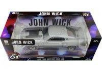 Cochesdemetal.es 1969 Ford Mustang Boss 429 "John Wick" Grey/Black 1:18 Highway-61 18016
