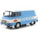 Cochesdemetal.es 1970 Barkas B 1000 Box Wagon "Fortschritt-Service" Blanco/Azul 1:18 MC Group 18211