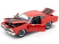 Cochesdemetal.es 1970 Chevrolet Chevelle "Fast & Furious" Red 1:24 Jada Toys 97193/253203009