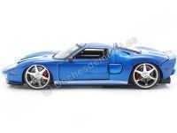 Cochesdemetal.es 2005 Ford GT "Fast & Furious" Blue 1:24 Jada Toys 97177 253203013