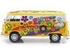 Cochesdemetal.es 1967 Volkswagen Type 2 T1 Delivery Van "Flower Power" 1:24 Motor Max 79575