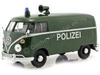 Cochesdemetal.es 1967 Volkswagen Type 2 T1 Delivery Van "Polizei" 1:24 Motor Max 79574