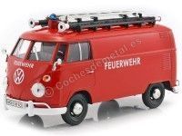 Cochesdemetal.es 1967 Volkswagen Type 2 T1 Delivery Van "Bomberos" 1:24 Motor Max 79564