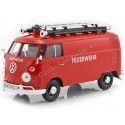 Cochesdemetal.es 1967 Volkswagen Type 2 T1 Delivery Van "Bomberos" 1:24 Motor Max 79564