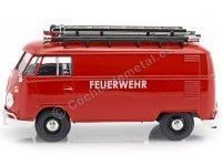 Cochesdemetal.es 1967 Volkswagen Type 2 T1 Delivery Van "Bomberos" 1:24 Motor Max 79564