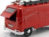 Cochesdemetal.es 1967 Volkswagen Type 2 T1 Delivery Van "Bomberos" 1:24 Motor Max 79564