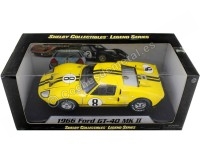 Cochesdemetal.es 1966 Ford GT40 Mark II Nº8 J.Whitmore/F.Gardner 24h LeMans 1:18 Shelby Collectibles 417