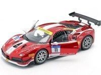 Cochesdemetal.es 2017 Ferrari 488 Challenge 11 Formula Racing Mugello Nielsen 1:24 Bburago 18-26308