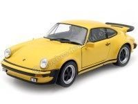 Cochesdemetal.es 1974 Porsche 911 Turbo 3.0 Amarillo 1:24 Welly 24043