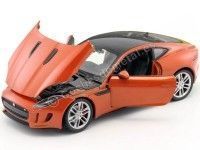 Cochesdemetal.es 2015 Jaguar F-Type Coupe Naranja 1:24 Welly 24060