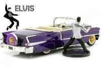 Cochesdemetal.es 1956 Cadillac Eldorado "Elvis Presley" Violeta 1:24 Jada Toys 30985/253255011