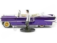 Cochesdemetal.es 1956 Cadillac Eldorado "Elvis Presley" Violeta 1:24 Jada Toys 30985/253255011
