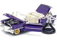 Cochesdemetal.es 1956 Cadillac Eldorado "Elvis Presley" Violeta 1:24 Jada Toys 30985/253255011