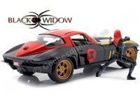 Cochesdemetal.es 1966 Chevrolet Corvette + Figura Black Widow 1:24 Jada Toys 31749 253225014
