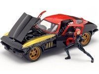 Cochesdemetal.es 1966 Chevrolet Corvette + Figura Black Widow 1:24 Jada Toys 31749 253225014