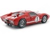 Cochesdemetal.es 1966 Ford GT40 Mark II Nº1 Miles/Ruby Ganador 12h Sebring Rojo 1:18 Shelby Collectibles 407