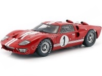 Cochesdemetal.es 1966 Ford GT40 Mark II Nº1 Miles/Ruby Ganador 12h Sebring Rojo 1:18 Shelby Collectibles 407