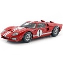 Cochesdemetal.es 1966 Ford GT40 Mark II Nº1 Miles/Ruby Ganador 12h Sebring Rojo 1:18 Shelby Collectibles 407