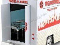 Cochesdemetal.es 2016 Foodtruck "Taco Truck" + Figura Deadpool Blanco 1:24 Jada Toys 99730 253225000