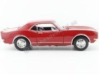 Cochesdemetal.es 1967 Chevrolet Camaro Z28 Rojo 1:18 Lucky Diecast 92188