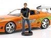Cochesdemetal.es 1995 Toyota Supra con Luces "Fast & Furious + Brian" 1:18 Jada Toys 31139 253206001