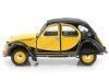 Cochesdemetal.es 1982 Citroen 2CV 6 Charleston Amarillo/Negro 1:24 Welly 24009