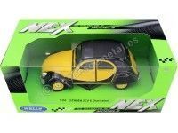 Cochesdemetal.es 1982 Citroen 2CV 6 Charleston Amarillo/Negro 1:24 Welly 24009