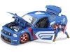 Cochesdemetal.es 2006 Ford Mustang GT + Figura Capitan America 1:24 Jada Toys 31187/253225007