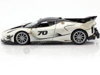 Cochesdemetal.es 2018 Ferrari FXX-K Evoluzione Hybrid 6.3 V12 Blanco Perla 1:18 Bburago 16012