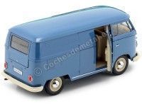 Cochesdemetal.es 1963 Volkswagen T1 Panel Van Azul 1:24 Welly 22095