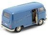 Cochesdemetal.es 1963 Volkswagen T1 Panel Van Azul 1:24 Welly 22095