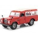 Cochesdemetal.es 1980 Land Rover Series II Rojo/Blanco 1:24 Bburago 22063