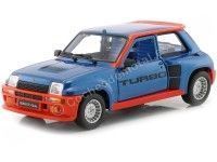 Cochesdemetal.es 1982 Renault 5 R5 Turbo Azul/Rojo 1:24 Bburago 21088