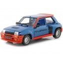 Cochesdemetal.es 1982 Renault 5 R5 Turbo Azul/Rojo 1:24 Bburago 21088