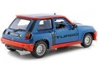 Cochesdemetal.es 1982 Renault 5 R5 Turbo Azul/Rojo 1:24 Bburago 21088